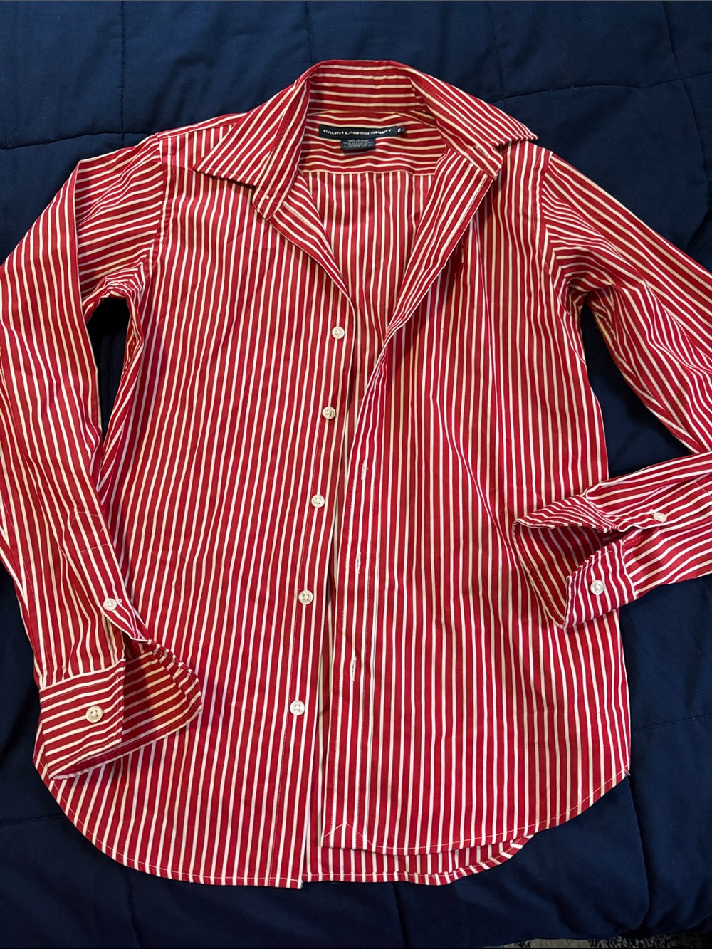 Ralph Lauren Striped Red & white woman’s Button-Up Shirt